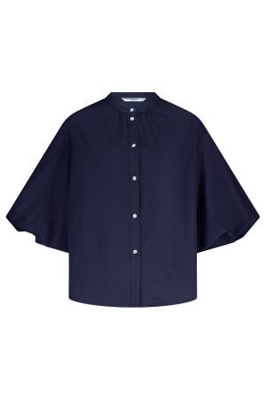 Summum Blouse Cotton stretch 495 Midnight blue Summum Blouse Cotton stretch 495 Midnight blue