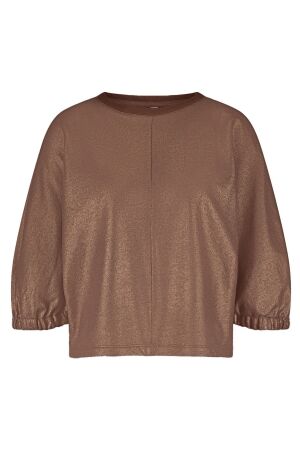 Summum Top Fluid coated sweat 752 Cacao Summum Top Fluid coated sweat 752 Cacao