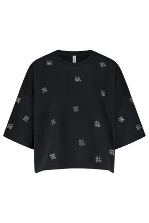 Summum Embellished shortsleeve 495 Midnight blue Summum Embellished shortsleeve 495 Midnight blue