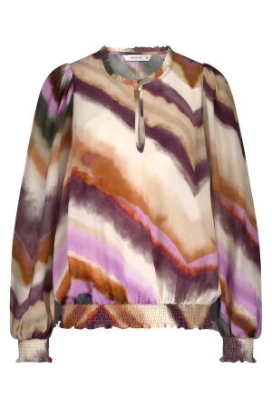 Summum Top long sleeves Zigzag print 120 Multicolour