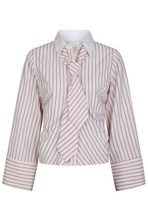 Neo Noir Francesca Stripe Shirt 165 Rose Neo Noir Francesca Stripe Shirt 165 Rose