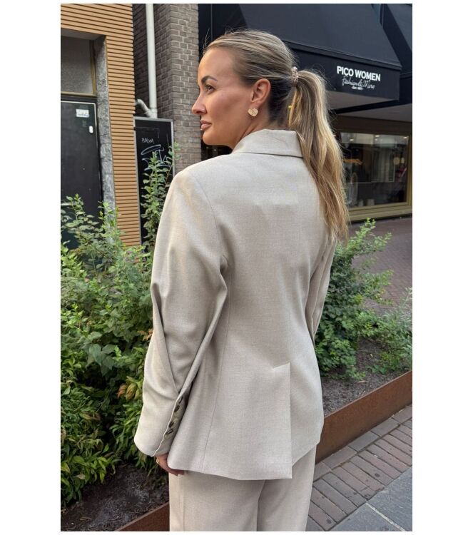 Est\'Seven Elle Blazer Beige