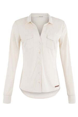 Moscow Twilight, longsleeve polo 410-1 Sand Solid Moscow Twilight, longsleeve polo 410-1 Sand Solid