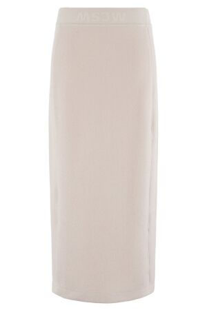 Moscow Semi, midi skirt 150-1 Chalk Solid