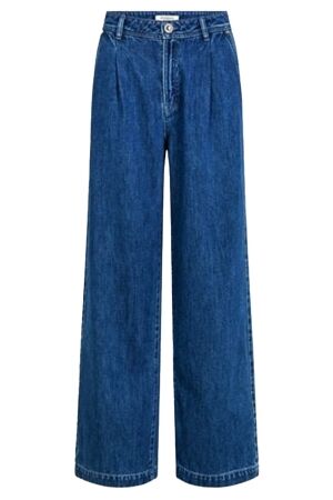 Morgan High waist wide leg jeans stone wash denim Morgan High waist wide leg jeans stone wash denim