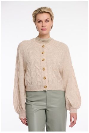 Rino & Pelle Ajour knitted cardigan 10938 light pale Rino & Pelle Ajour knitted cardigan 10938 light pale