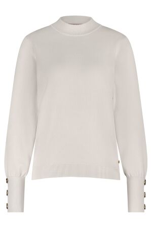 Studio Anneloes Luna col pullover 1700 ecru Studio Anneloes Luna col pullover 1700 ecru