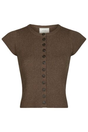 Neo Noir Todda Knit Tee 205 Brown Melange Neo Noir Todda Knit Tee 205 Brown Melange