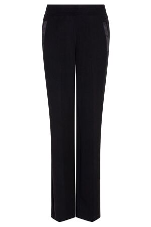 EsQualo Trousers wide modal 000 black EsQualo Trousers wide modal 000 black