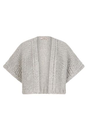 EsQualo Cardigan gilet 059 light grey melange EsQualo Cardigan gilet 059 light grey melange