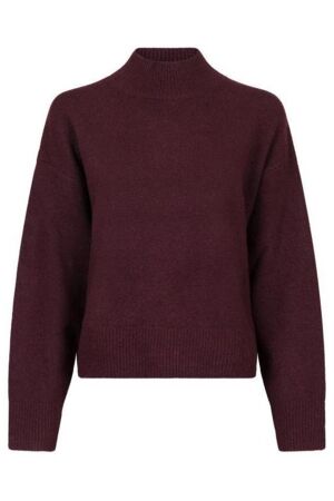 Neo Noir Paulina Knit Blouse 682 Wine Neo Noir Paulina Knit Blouse 682 Wine