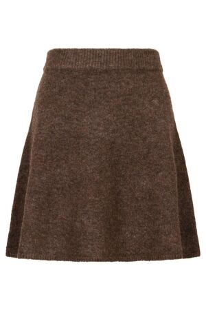 Neo Noir Gisa Knit Skirt 205 Brown Melange Neo Noir Gisa Knit Skirt 205 Brown Melange