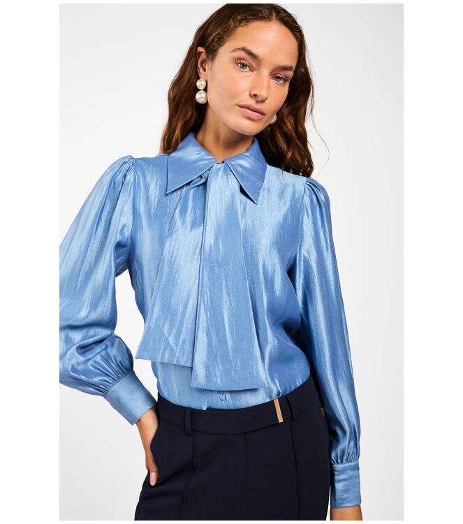 Aaiko VERONNE TIE SHIMM Blauw