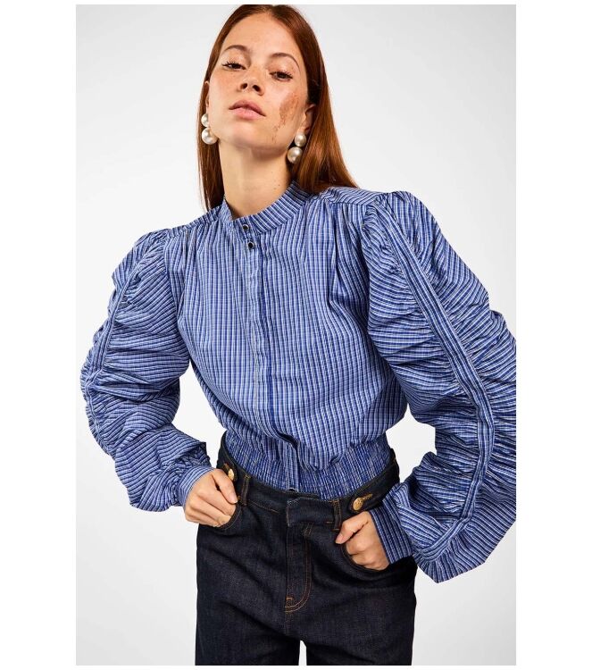 Aaiko BEAUDINE CHECK CO Blauw