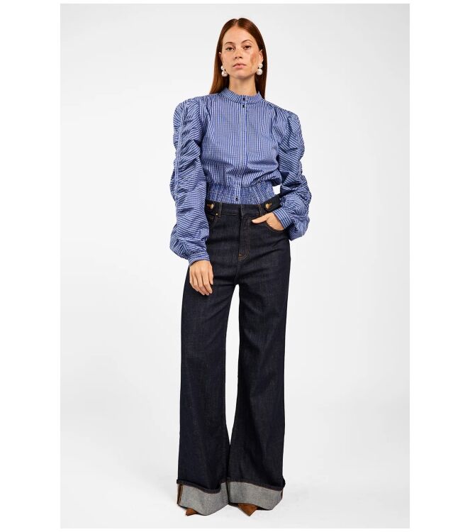 Aaiko BEAUDINE CHECK CO Blauw