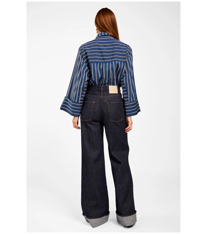 Aaiko ELDA BLUE STRIPE VIS Blauw