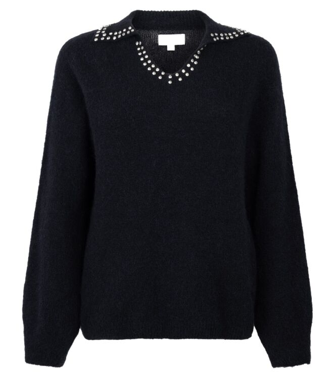 Aaiko ROSALYN STRASS WP Zwart