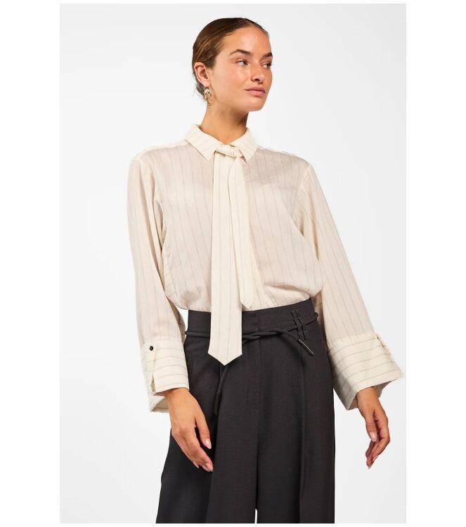 Aaiko ELDA SMALL STRIPE Wit