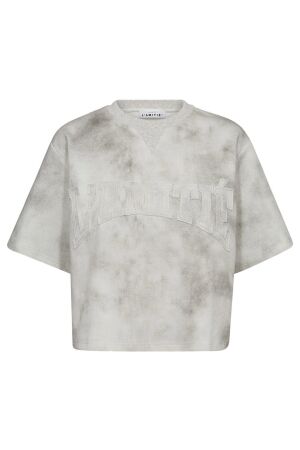 Haute L'amitié L'AMITIE SS Application Sweat Light Grey Melange Haute L'amitié L'AMITIE SS Application Sweat Light Grey Melange