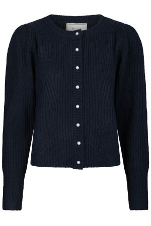 Neo Noir Puli Knit Cardigan 141 Navy Neo Noir Puli Knit Cardigan 141 Navy