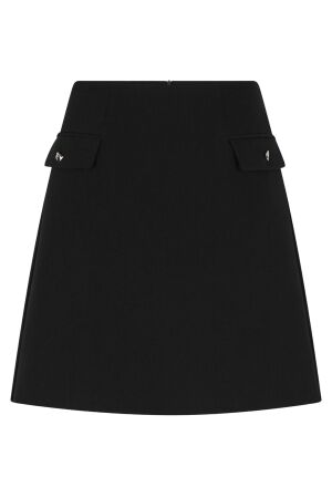 EsQualo Skirt short basic city 000 black EsQualo Skirt short basic city 000 black