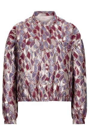 EsQualo Jacket bomber metallic mosaic 999 print EsQualo Jacket bomber metallic mosaic 999 print