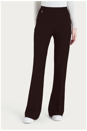 Ragno Compact pants flare with pockets Chocolate torte