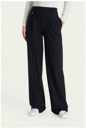 Ragno Compact pants wide with pockets and pinces Nero