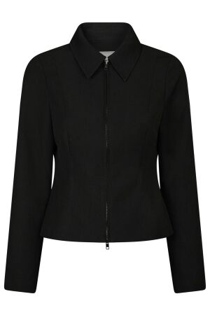 Neo Noir Bertha structure blouse 100 Black Neo Noir Bertha structure blouse 100 Black