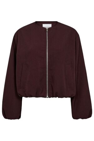 Co'Couture LunaCC Balloon Zip jacket 89-Winey red Co'Couture LunaCC Balloon Zip jacket 89-Winey red