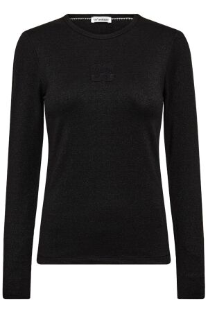 Co'Couture MannyCC Lurex Emb L/S Tee 96-Black Co'Couture MannyCC Lurex Emb L/S Tee 96-Black