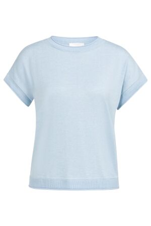YAYA Knitted sweater with rolled ed 990732 YAYA Knitted sweater with rolled ed 990732