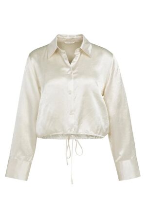 YAYA Crinkle blouse with drawstring 99058 YAYA Crinkle blouse with drawstring 99058
