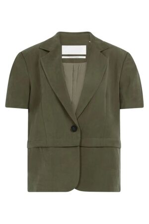 YAYA Woven shortsleeve blazer with 99065 YAYA Woven shortsleeve blazer with 99065
