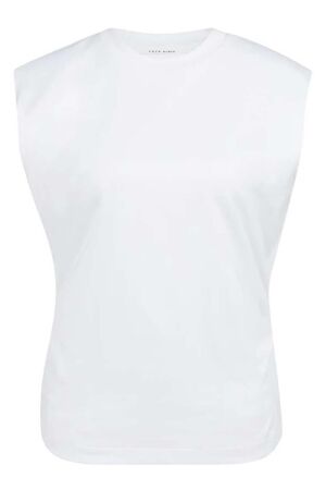 YAYA Sleeveless top with pleated si 00000 YAYA Sleeveless top with pleated si 00000