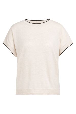 YAYA Knitted sweater with rolled ed 990672