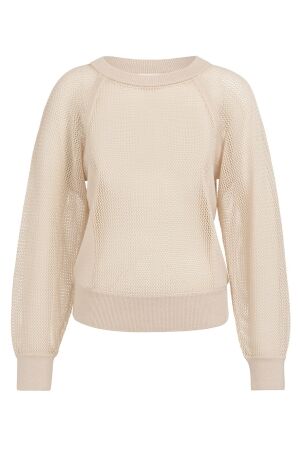 YAYA Mesh stitch raglan sweater 99067