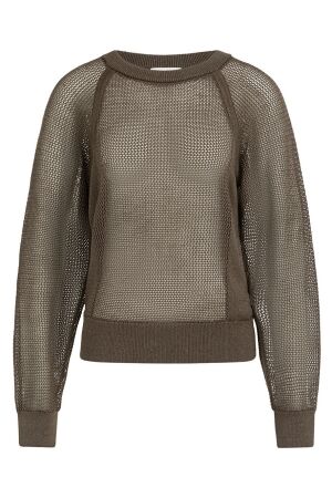 YAYA Mesh stitch raglan sweater 99070