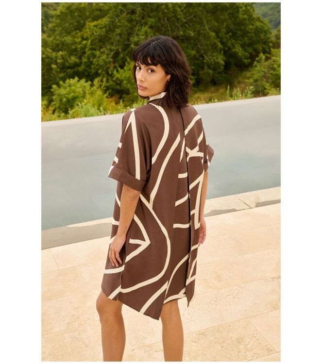 YAYA 01-601210-605 CHOCOLATE MARTINI BROWN DESSIN