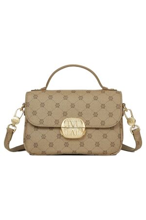 Josh V IMRE bag with logo print 526 mink