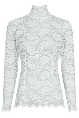 Neo Noir Liza Lacefower Blouse 122 Creme