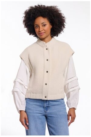 Rino & Pelle Boxy waistcoat 9030 birch