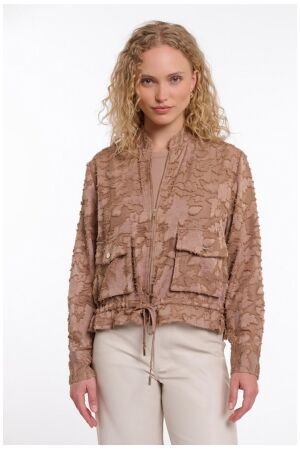 Rino & Pelle Zip jacket 10997 rosy brown