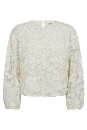 Co'Couture TessyCC Flower Blouse Off white
