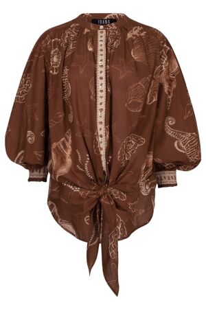 Ibana Tinca Shell, blouse 10119 Shell Marrón
