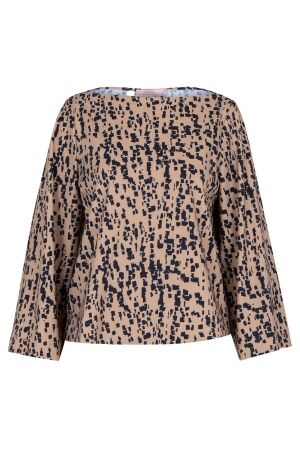 Studio Anneloes Ilja block top 2269 latte/dark blue Studio Anneloes Ilja block top 2269 latte/dark blue