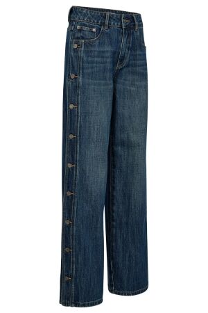 Haute L'amitié Denize Button Tall Jeans Denim blue