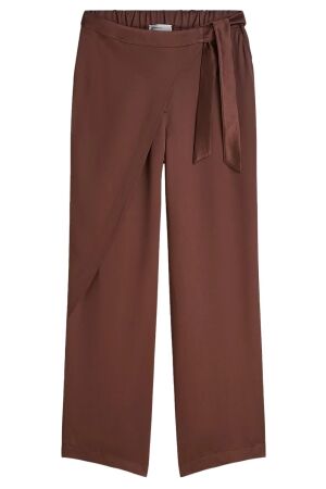 Summum Trousers Heavy silky touch 713 Coffee