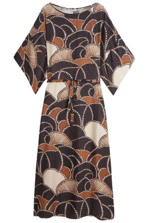 Summum Dress All over twill satin 120 Multicolour