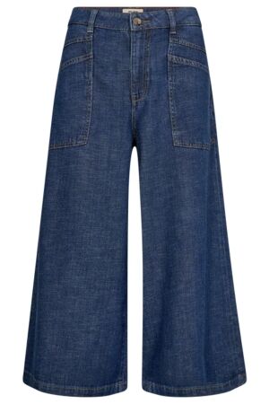Mos Mosh MMCulotte Arge Jeans, cropped 447 dark blue